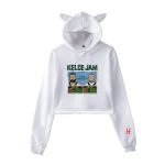 Kelce Jam Jason And Travis Crop Top Hoodie - Image 2