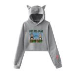Kelce Jam Jason And Travis Crop Top Hoodie - Image 3