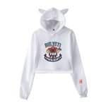 Big Yeti For President - Crop Top Hoodie - Image 2