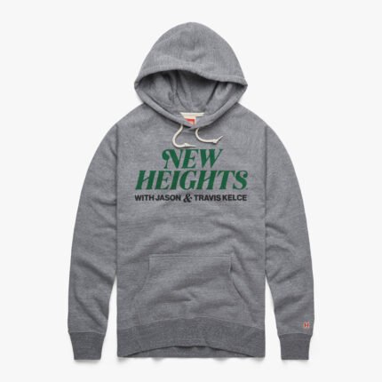 New Heights Podcast Hoodie - Grey